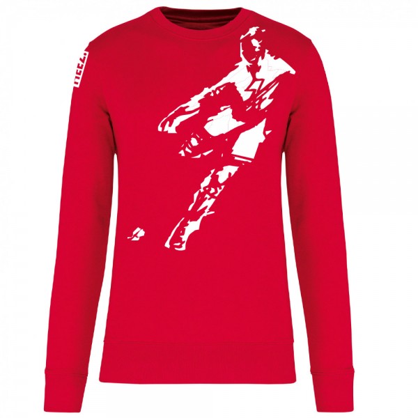 P01H08-Rood Play RKSV Heeze Big Logo Sweater Rood