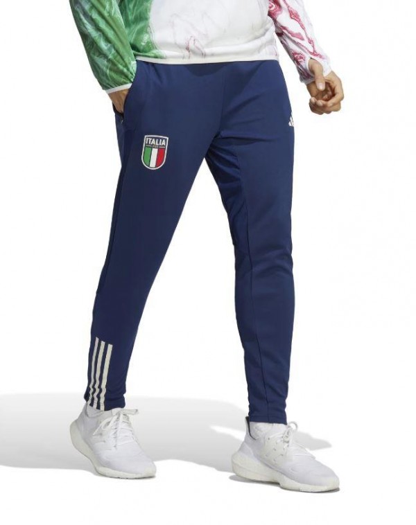HS9859 adidas Italie Trainingsbroek 2023-2024 Donkerblauw