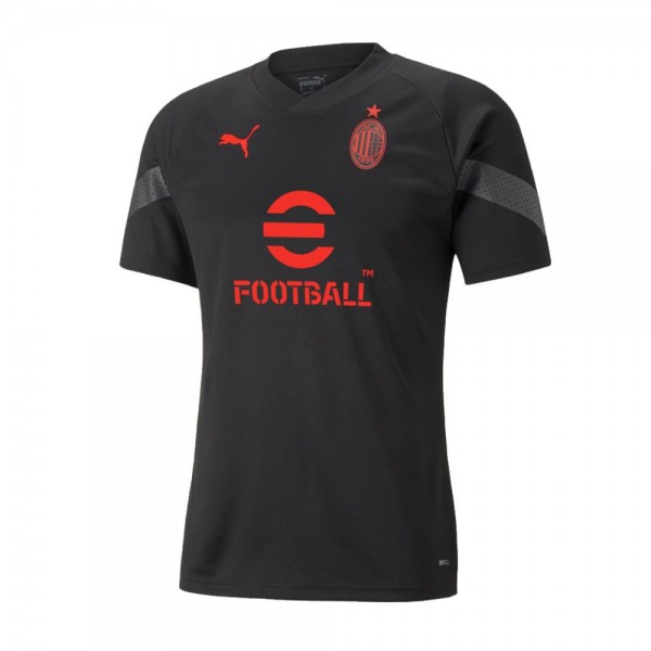 767566-08 Puma AC Milan Trainingsshirt 2022-2023 Black