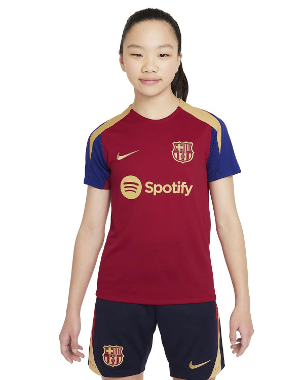 FJ5533-621 Nike FC Barcelona Trainingsshirt 2023-2024 Kids Rood