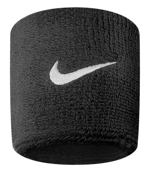 NNN04010 Nike Zweetbandjes Swoosh Wristband Black